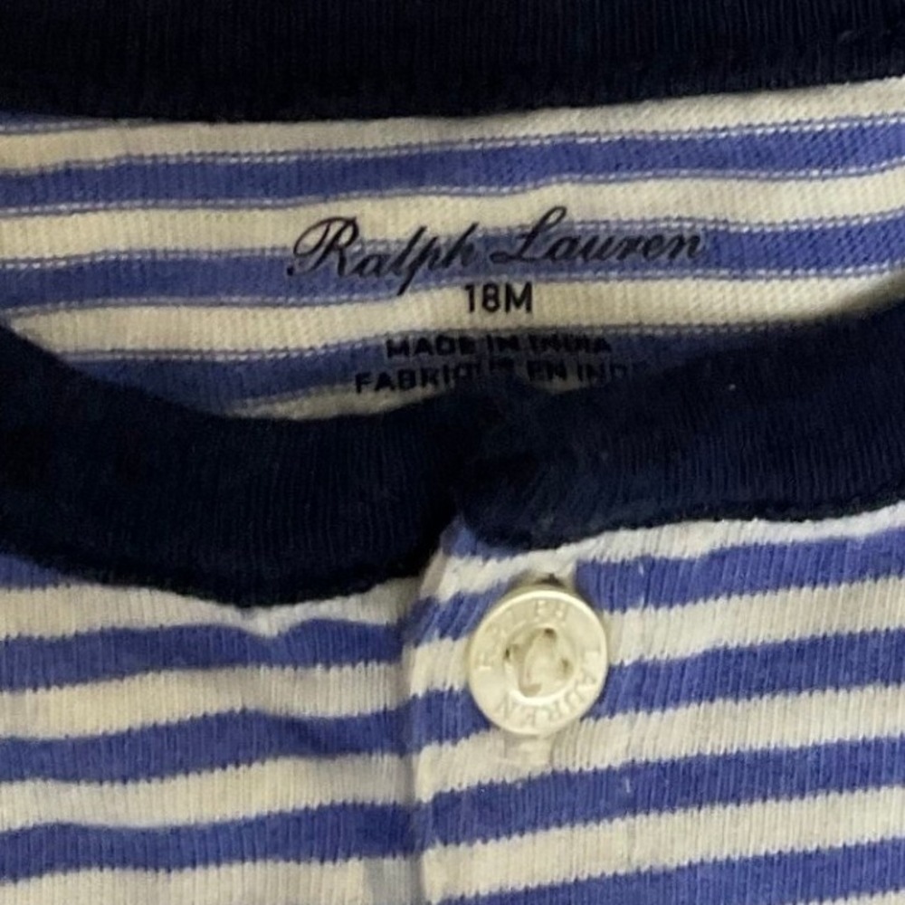 Polo Ralph Lauren Boys 18M Bundle Shorts, Shirts & Rompers 8pc Lot - Picture 6 of 6